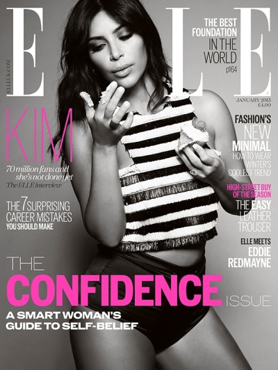 Kim Kardashian for ELLE UK by Jean Baptiste Mondino