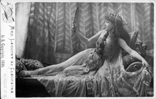 Lillie Langtry as Cleopatra, 1891.