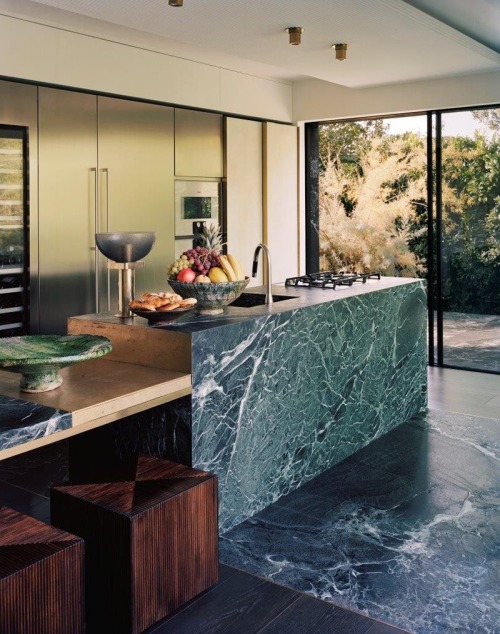 Green Marble House in Forte dei Marmi by Vincenzo De Cotiis – Interior Design – Design. 