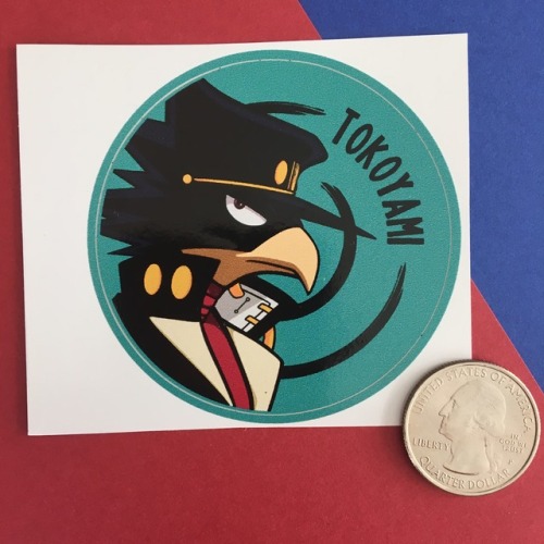 TOKOYAMI STICKERS STILL AVAILABLEBOKU NO HERO ACADEMIA COSTUME STICKERS ARE AVAILABLE TO ORDER!2.5″ 