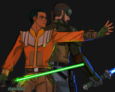 ᕕ( ᐛ )ᕗ — more Kanan Jarrus as a Jedi Master AU Also he will