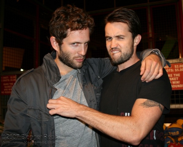 thejokesondee:  Glenn Howerton and Rob McElhenney by Blogger Reps on Flickr. 