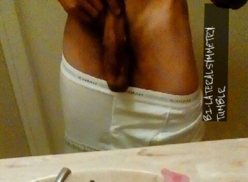 bi-lateralsymmetry: Short wit a long one #laniggaz #blackdick #hoodniggaz