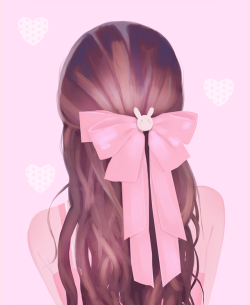 tiny-art-princess:A wittle something that I tried today! I love hair bows ^^