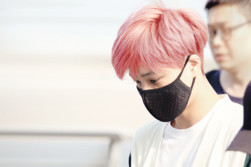 kailico:32/ ∞ edits of my prince; Jongin’s pink hair is the death of all of us 
