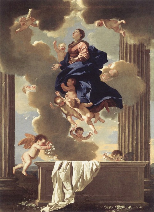 alaspoorwallace:Nicolas Poussin (French, 1594-1665), The Assumption of the Virgin, 1630-32. Oil on canvas, 134.5 x 98 cm. National Gallery of Art, Washington