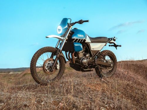 bunkercustomcycles: PRATIK : Yamaha xt660r build. Build details on our website! — #bunkercusto