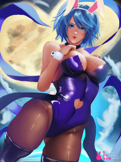 Bunny Queen Aqua &lt;3First one in my little bunny series I’ve wanted to do for a while now.Might do