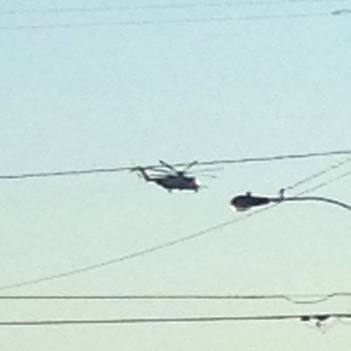 Anyone else know why there are Pavelow&rsquo;s flying over my city?! #pavelow #helicopter #military 