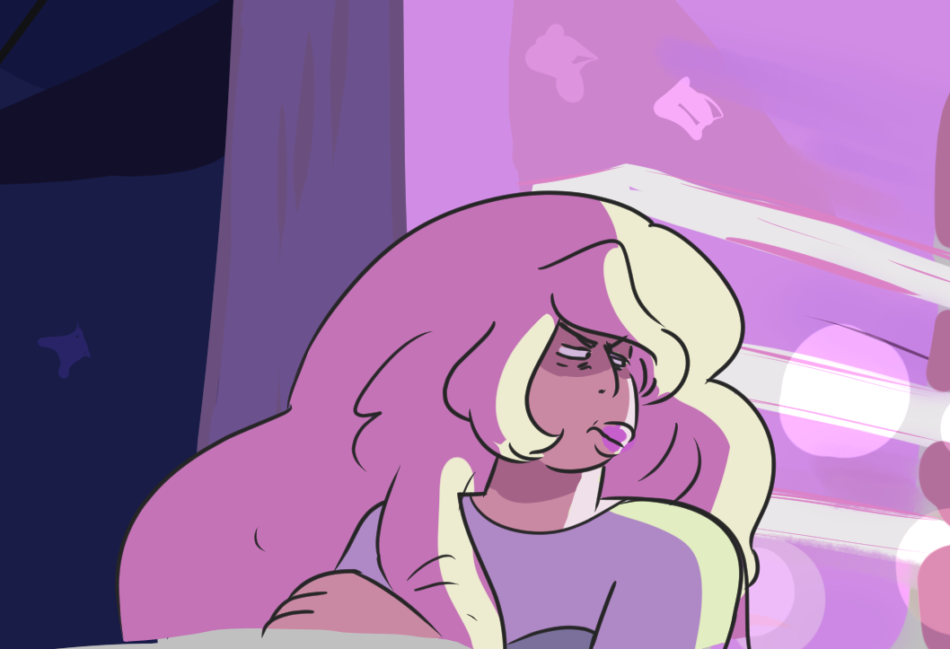 snoobnroobn:  au where everything is the same except rose is pearl and pearl is rose