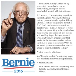 lustt-and-luxury:  veggielezzyfemmie:  maa-iingan:  VOTE FOR HIM  Vote Bernie.  He has my vote 