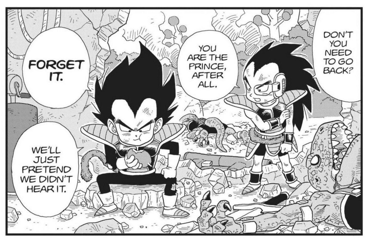 Where were Vegeta, Nappa, and Raditz when their planet was