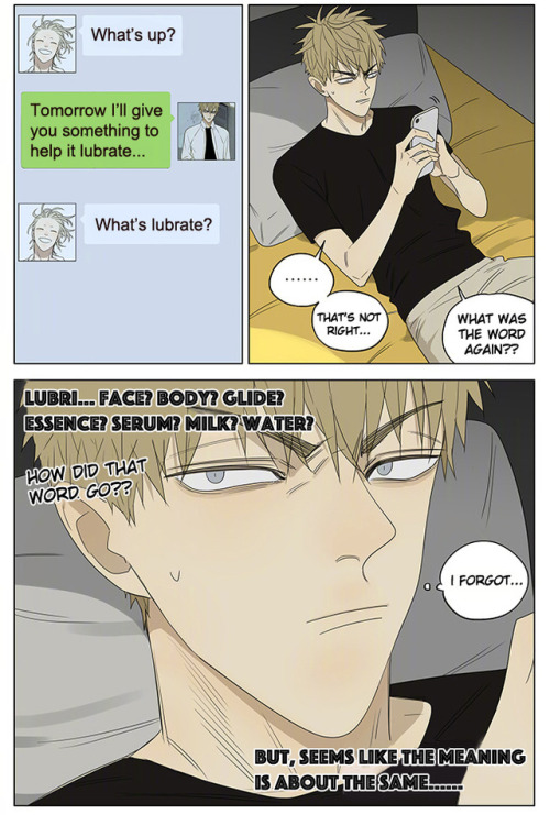 Old Xian update of [19 Days] translated by Yaoi-BLCD. Join us on the yaoi-blcd scanlation team discord chatroom  or 19 days fan chatroom!Previously, 1-54 with art/ /55/ /56/ /57/ /58/ /59/ /60/ /61/ /62/ /63/ /64/ /65/ /66/ /67/ /68, 69/ /70/ /71/ /72/