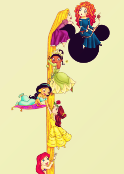 peetamellarkswife:  intoasylum:  Welcome, Princess Merida  Awh they’re in order :) 