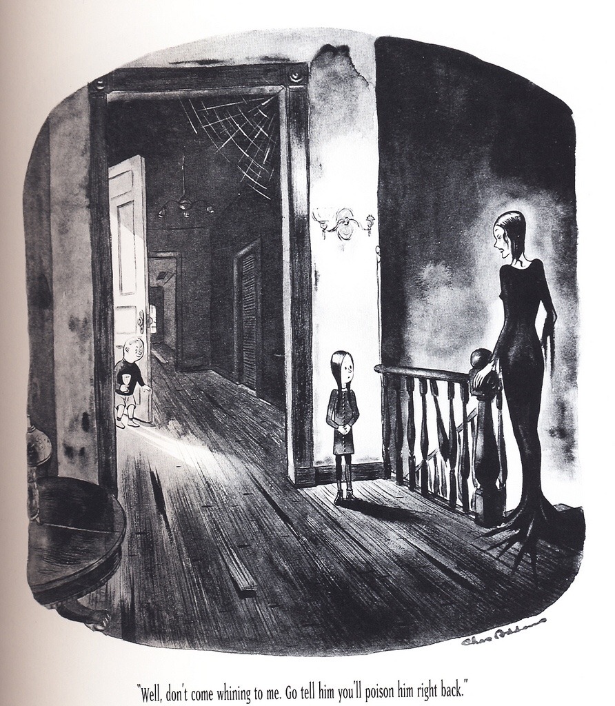 stephanemiroux:krustie: The original Addams family comics were the ...