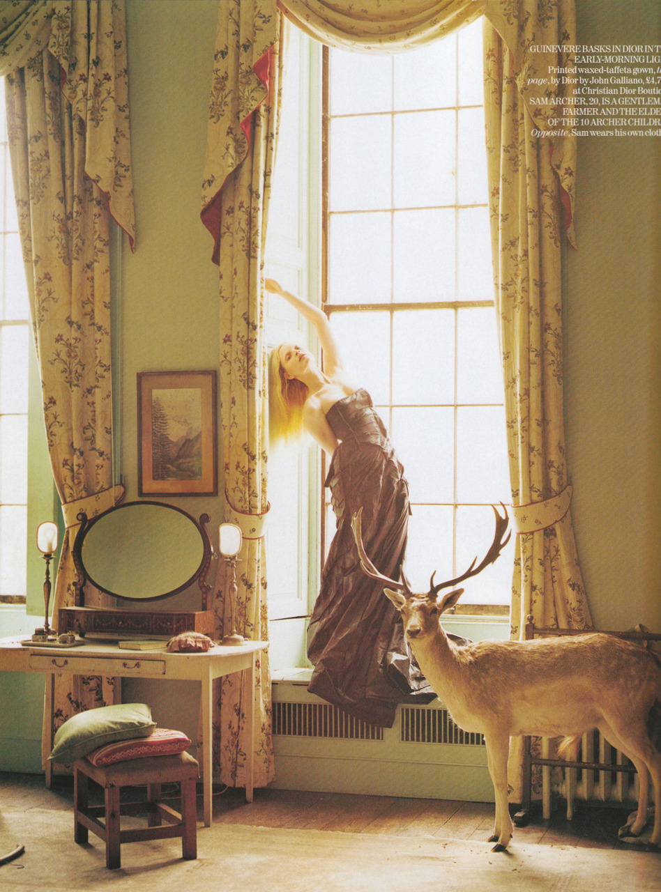 ‘England’s Dreaming’, Guinevere Van Seenus by Tim Walker, Vogue UK August 2006,
John Galliano for Christian Dior Fall Winter 2006 Ready-to-Wear