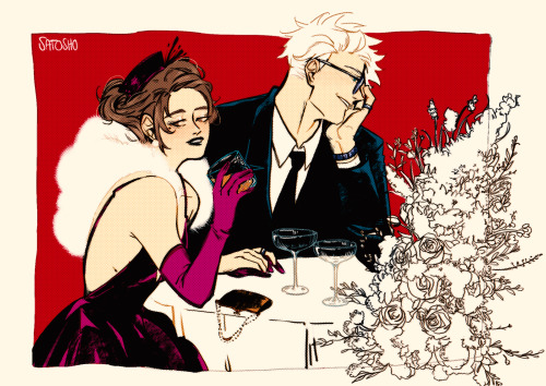 I Drew My Babies Inspired By Kotteri Who Illustrates The "Veil" Manga. The 1950 Aesthetic Is Just So