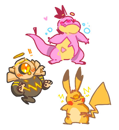 xxsmokbeastxx:i was drawing with my friend and we ended up dooting our poke babiessss, i love em, al