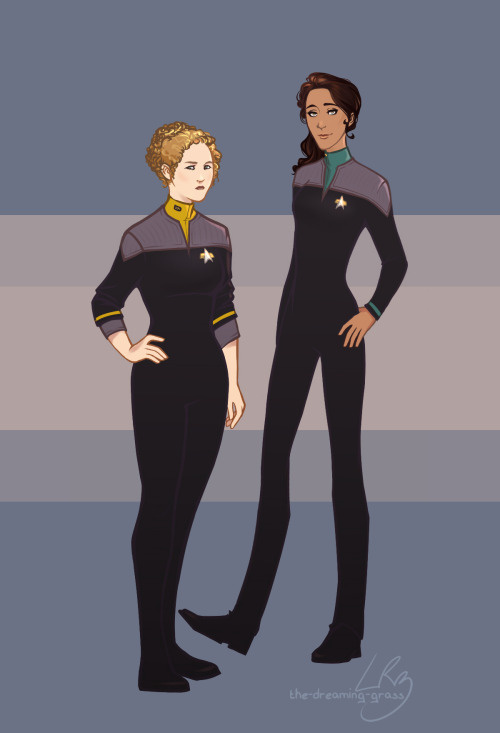 the-dreaming-grass:Guess what, Niners?Here we go. MeetChief Molly O’BrienDr. Juliet BashirLt. Cmdr. 