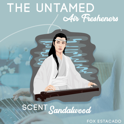 foxestacado: My The Untamed/MDZS air fresheners are finally available for purchase! The WEI WUX
