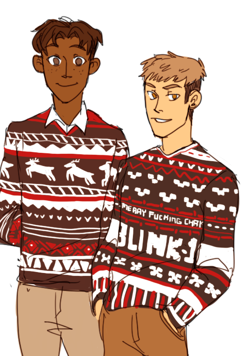 falloutboyonboy:  tis the season for warm comfy sweaters i spent like 200 years longer