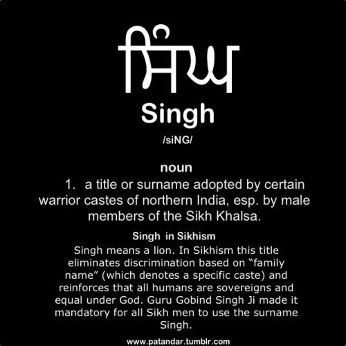 patandar:  Singh