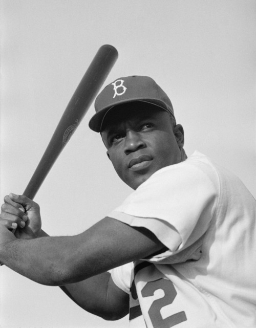 cartermagazine:Today In History‘Jackie Robinson, the first Black baseball player in the major league