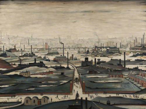 artistlowry: Industrial Landscape, 1953, L.S. Lowry