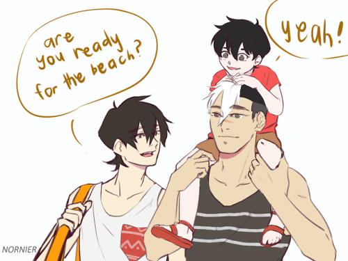 nornier:beach day with the sheith family ️ twitter || instagram