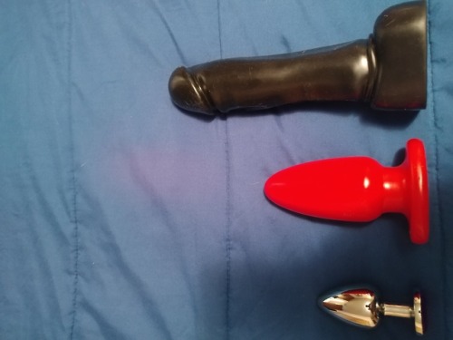 Time to upgrade my plug, so I can take my BBC dildo anytime