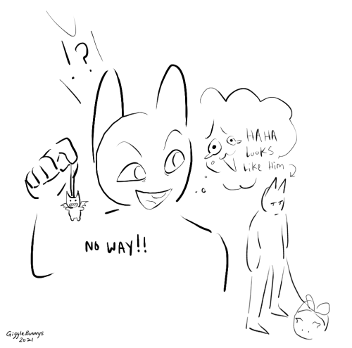 gigglebunnys: shadow day have some doodles about him