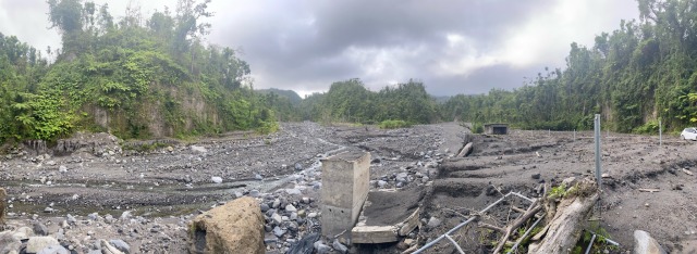 A little aftermath from the volcano eruption 