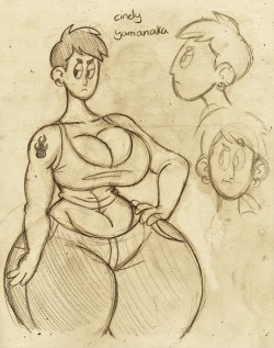 wappahofficialblog:  So I did a rough sketch of what I imagined what crystal’s mom would would like.She’s a very serious woman. Doesn’t take shit. Expects the best from her daughter. Not easily impressed. She’s really tall…like about 6″1 inches.