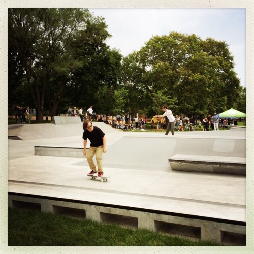 At the Charlie Bowins Skate Park #ottawa