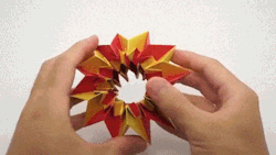 sixpenceee:  This video contains instructions on how to make origami fireworks 