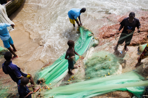 The Fisherman of Cape Coast, Ghana.