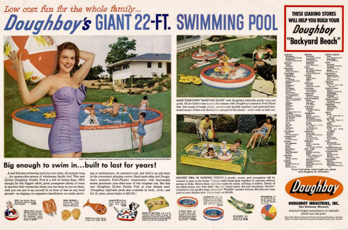 Doughboy Swimming Pool, 1955