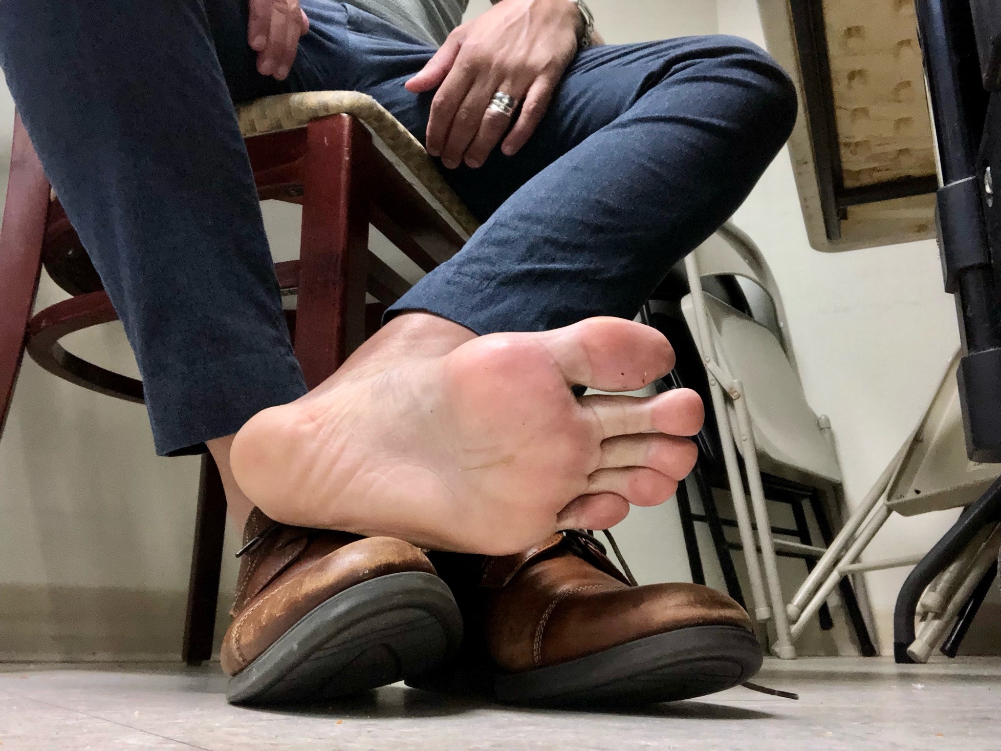 Latin male feet