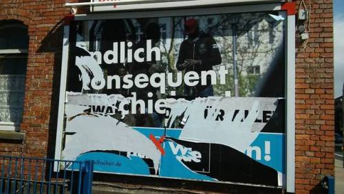 Just a small selection of the AfD (‘Alternative for Germany’, a far-right populist party) billboards