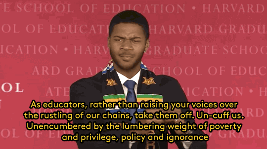 nightxvision:  refinery29:  Watch: This Harvard student just gave one of the greatest