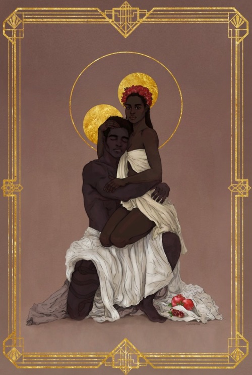 cadhla-marie:nouketou:Persephone and Hades neoclassical vibes, based on this picture still strugglin