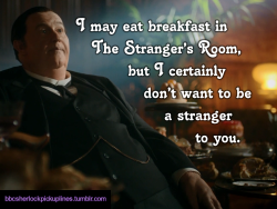 â€œI may eat breakfast in The Strangerâ€™s