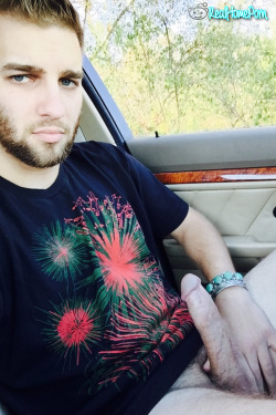 hot-men-of-reddit:  Driving in public and showing a nice hard cock, sexy Hancock hipster Liam via /r/ladybonersgw http://ift.tt/22nyLPa