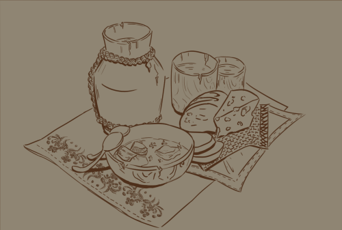 Inventober, day 3: Tableware