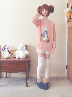 milkdish:  ♡Bunny Sweater and Shorts Giveaway♡