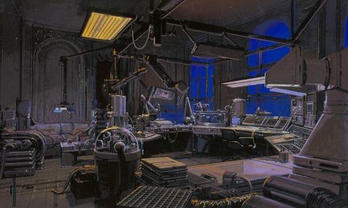 BLADE RUNNER (1982) Concept Art By Syd Mead.