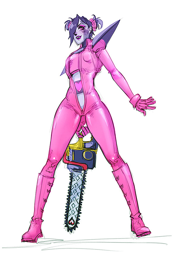 kokoko-sir:  friend said “imagine mtt as lollipop chainsaw” done 