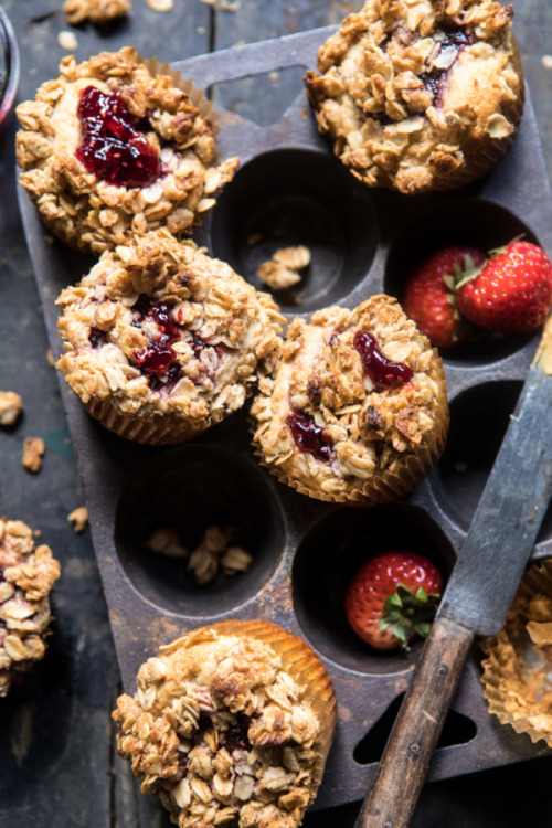 sweetoothgirl:  PB&J Oat Streusel Muffins adult photos