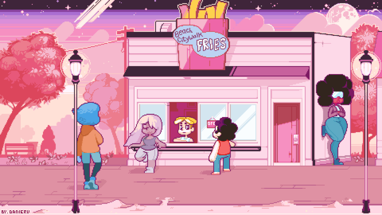 desudanieru: Steven Universe - Beach Citywalk Fries