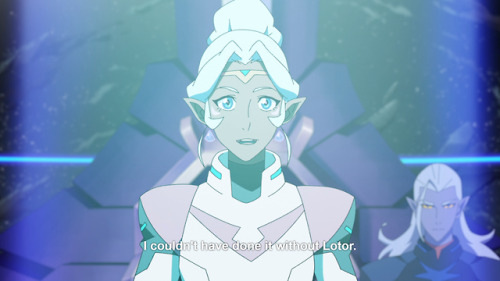 blacklionshiro: Current mood: Allura being supported by and supporting her two boyfriends.